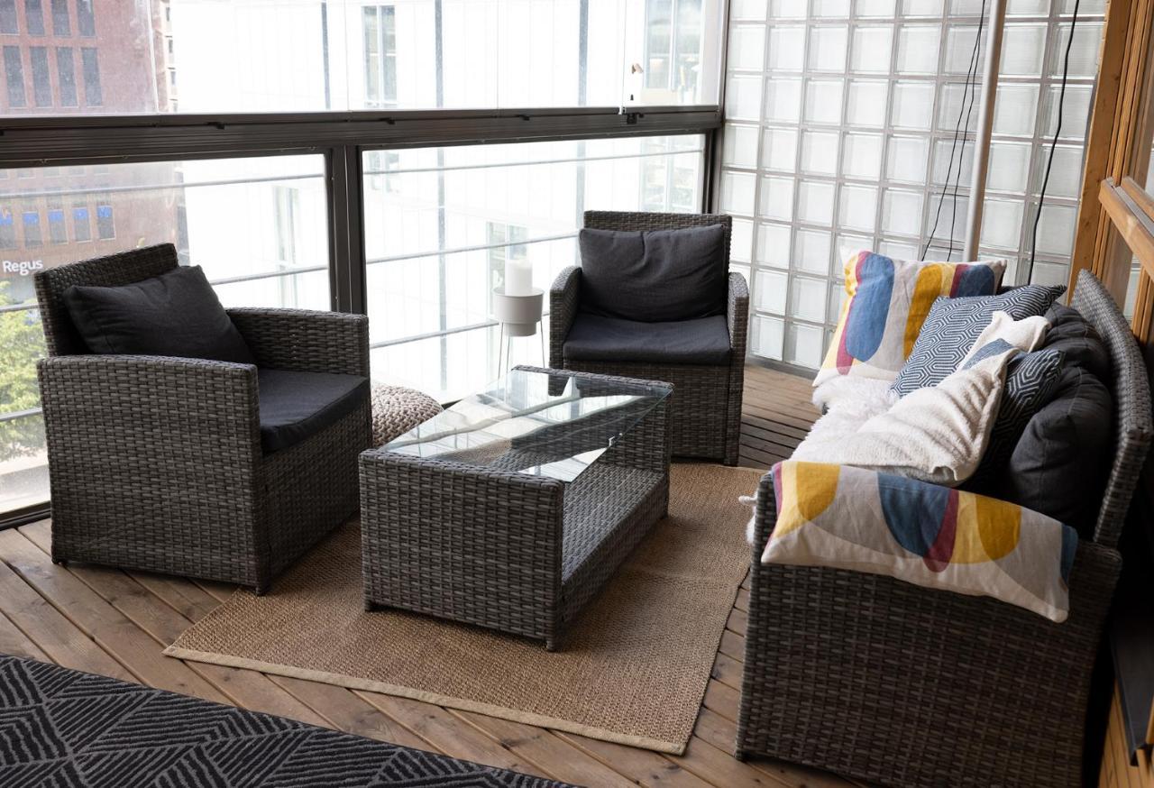 Huoneisto 2ndhomes Luxury 1br Kamppi Center With Sauna And Big Terrace *